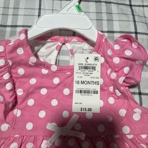 Pink Polka Dot Dress for Kids